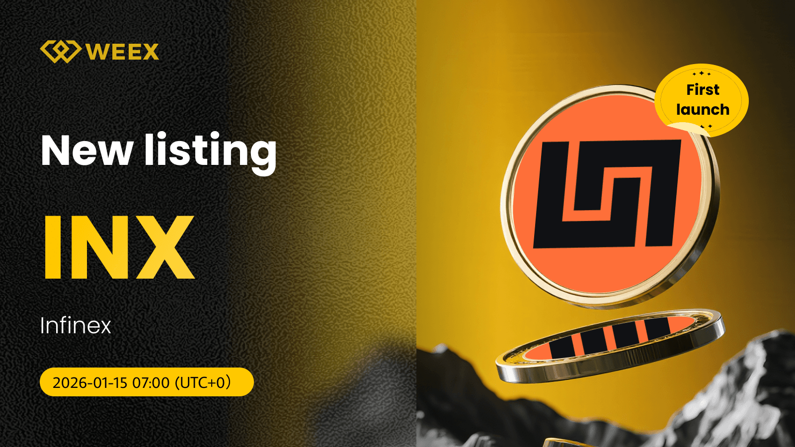 INX USDT Now Live on WEEX Spot: Trade Infinex (INX) Coin
