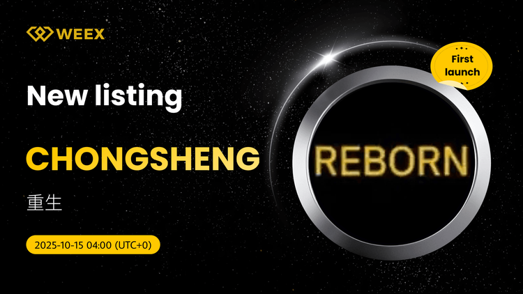 CHONGSHENG USDT Now Live on WEEX: Trade Chongsheng Coin