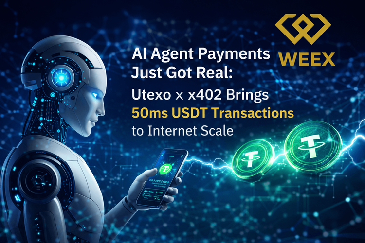 AI Agent Payments Just Got Real: Utexo × x402 Brings 50ms USDT Transactions to Internet Scale